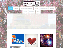 Tablet Screenshot of mariettaandbeyond.com